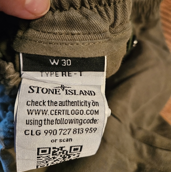 Stone Island Cargo Pants Olive Green Wasit 30 - Picture 10 of 10